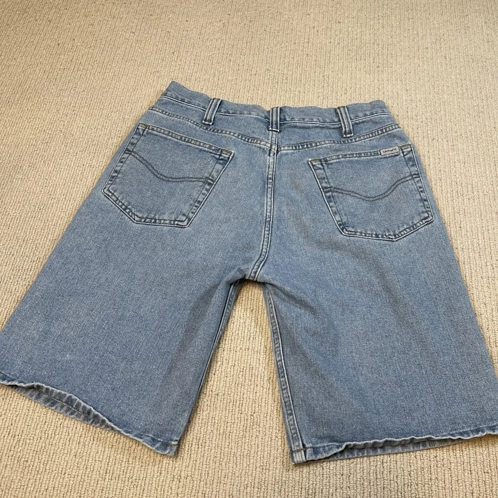 Carhartt Men's 32 Relaxed Fit Blue Denim Shorts
